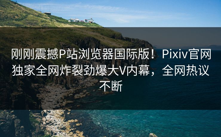 刚刚震撼P站浏览器国际版！Pixiv官网独家全网炸裂劲爆大V内幕，全网热议不断